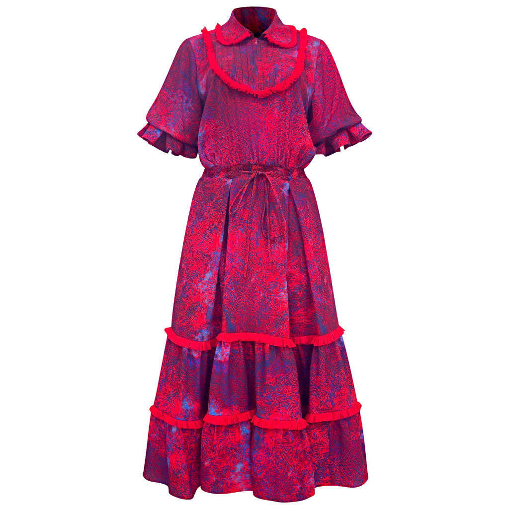 Moxie Abstract romantic dress