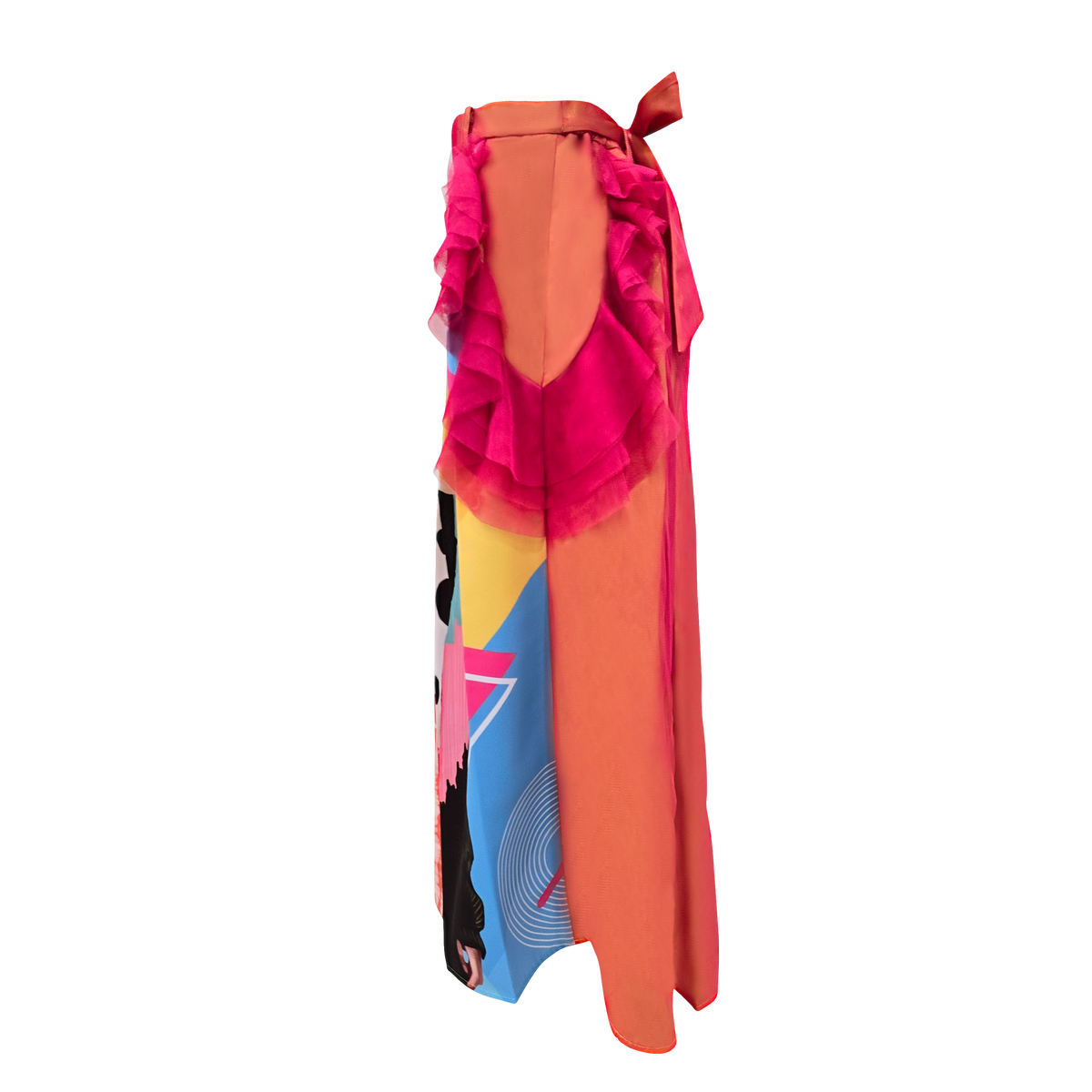 Marilyn Pop Kahlo Fancy Long Ball Skirt (6953014820887)
