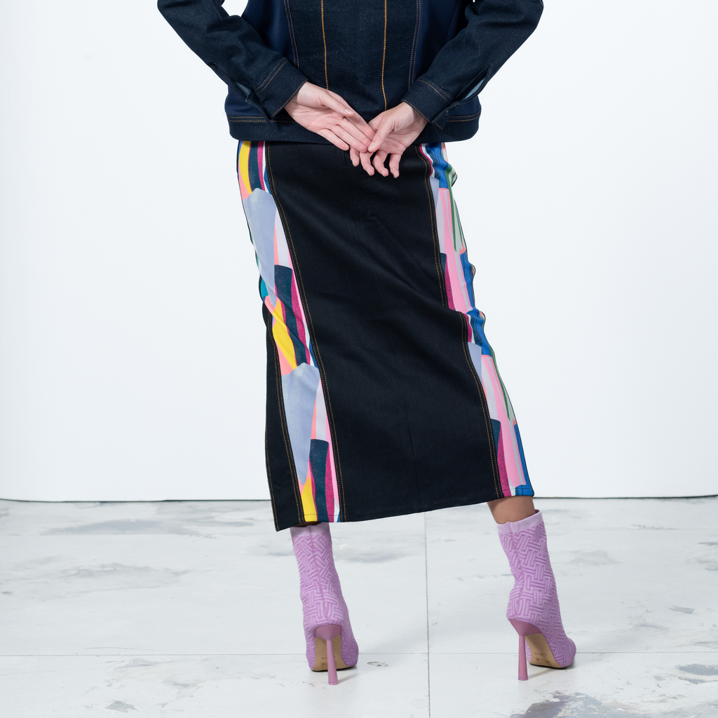 Marilyn Abstract Passion Denim Gangsta Skirt (6825899786263)