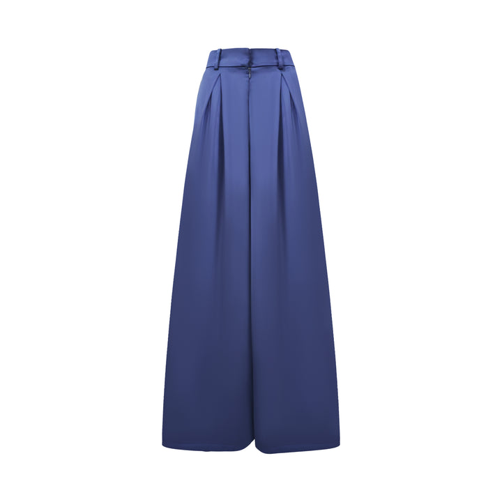 Timeless Pieces navy lace cullote pant (7524561616919)