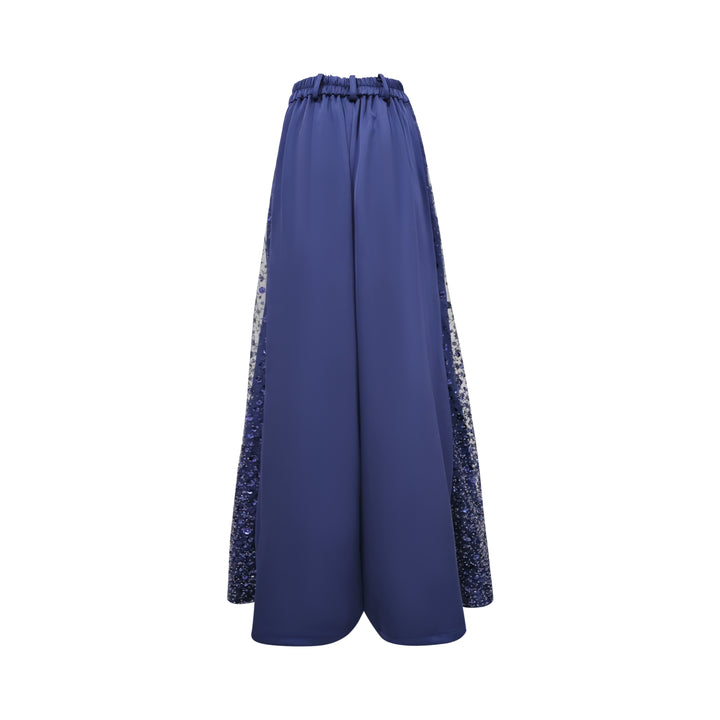 Timeless Pieces navy lace cullote pant (7524561616919)
