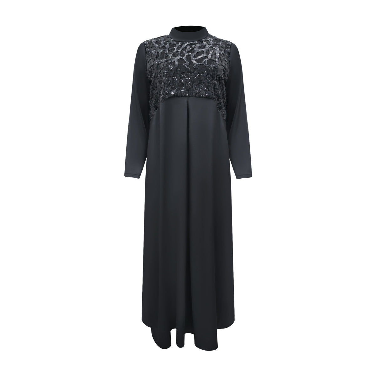 Mi Vida Signature black jane long dress (7511756570647) (7483152695319)