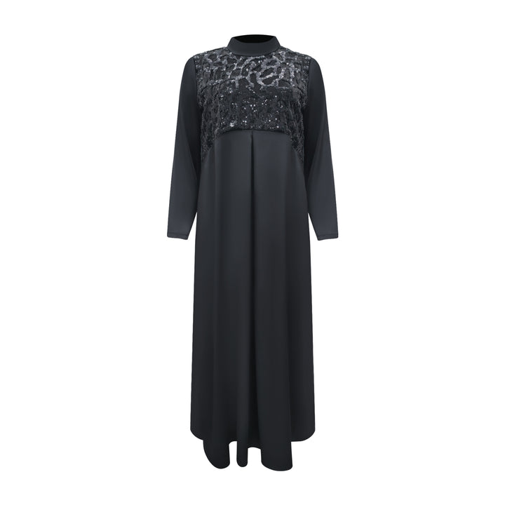 Mi Vida Signature black jane long dress (7511756570647) (7483152695319)