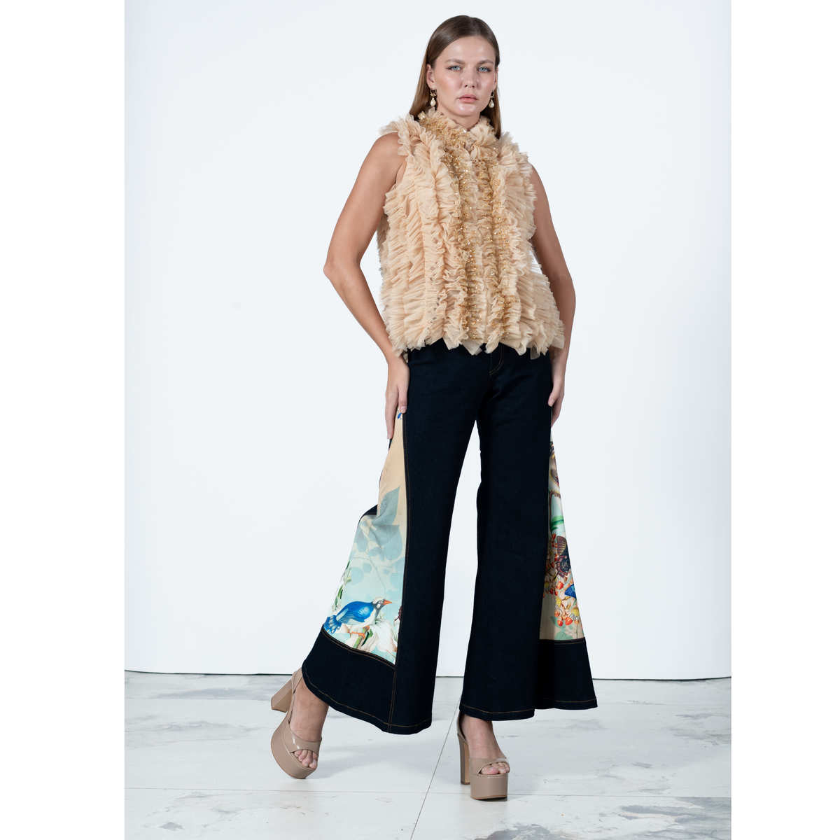 Miami Tosca signature denim cullote pant (7682123956247)