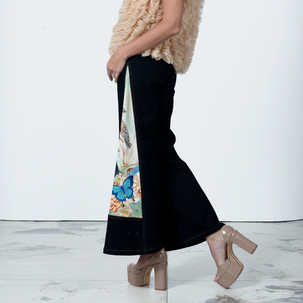 Miami Tosca signature denim cullote pant (7682123956247)