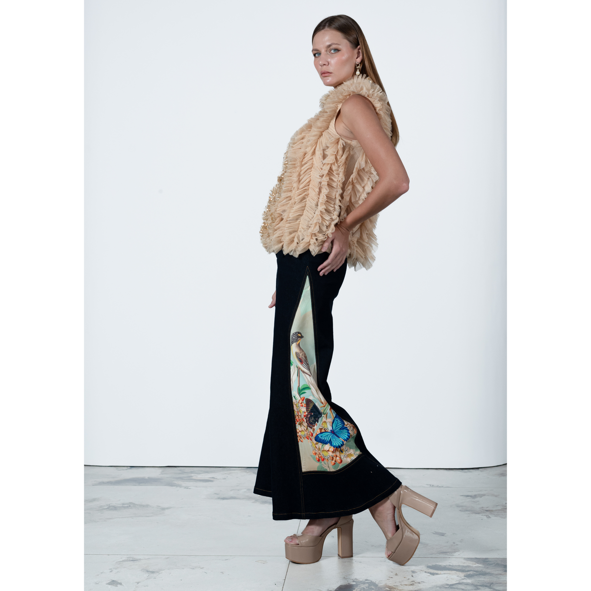 Miami Tosca signature denim cullote pant (7682123956247)
