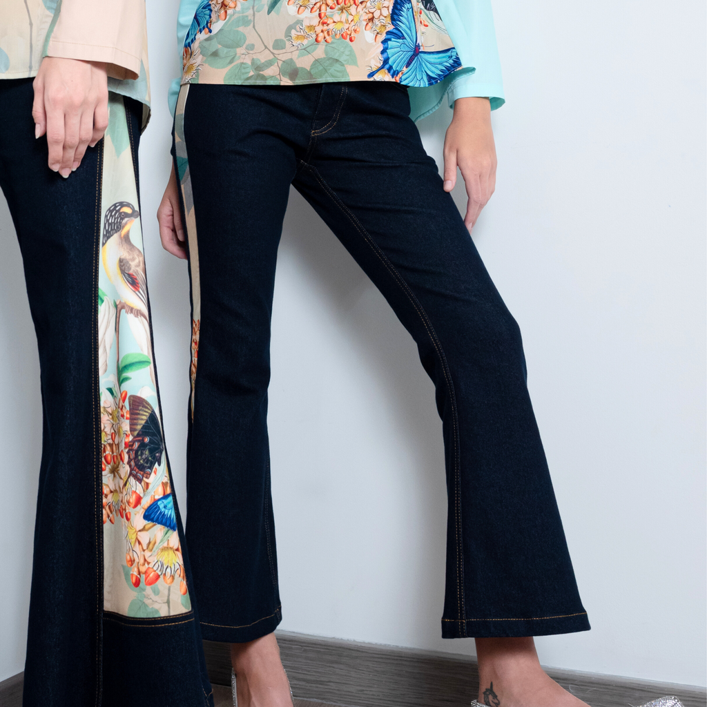 Miami tosca signature denim bell bottom pant (7682130804759)