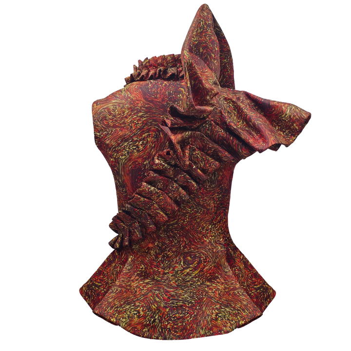 Moxie Brown Destiny A-symetric top - 2MADISONAVENUE.COM