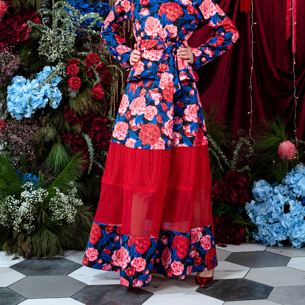 Moxie Flower jennifer long skirt