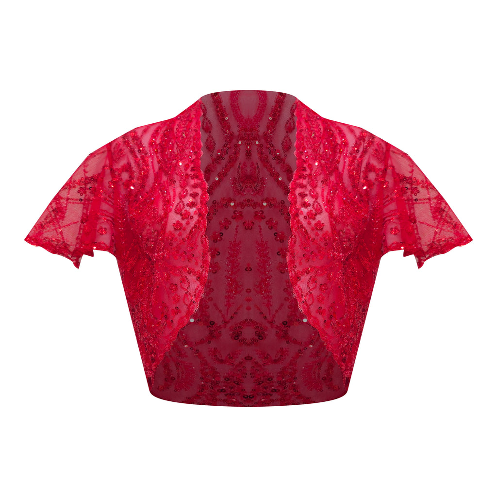 Central Celebration Red lace bolero