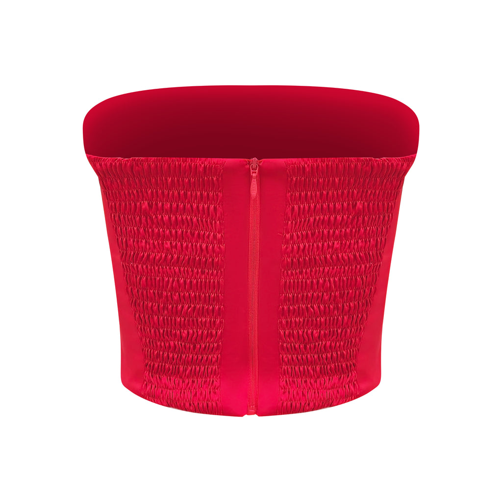 Central Celebration Red Bustier Top