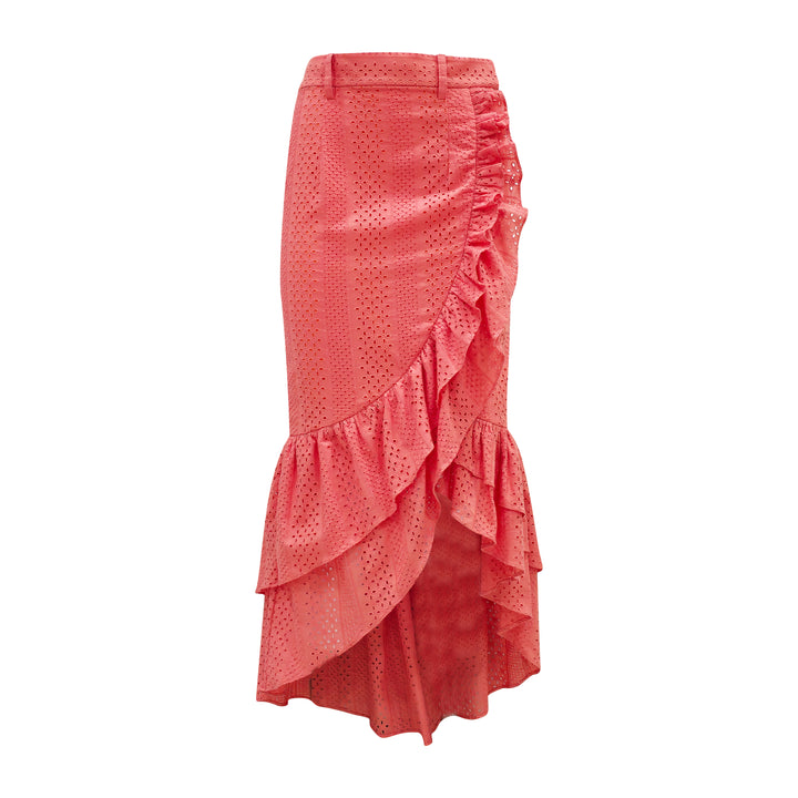 Timeless Pieces new kahlo salmon skirt (7890016534551)