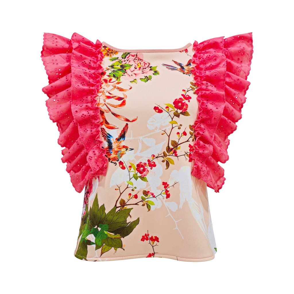 Paradiso Salmon gorgeous pink top (7889719885847)