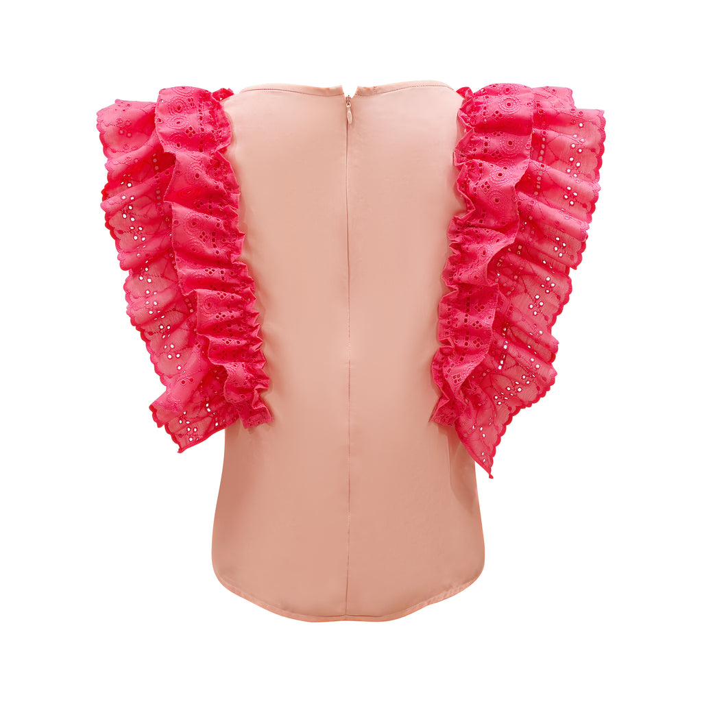 Paradiso Salmon gorgeous pink top (7889719885847)