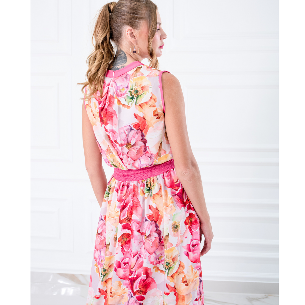 Pink Presley summer dress (7489113227287)