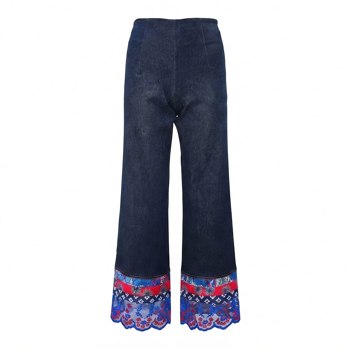 Reese bohemian denim cullote pant