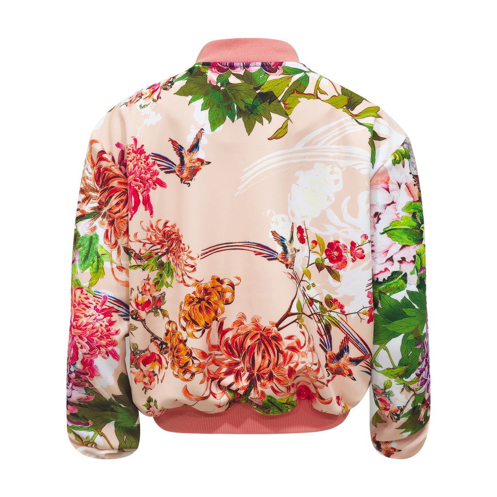 Paradise varsity jacket with sequin