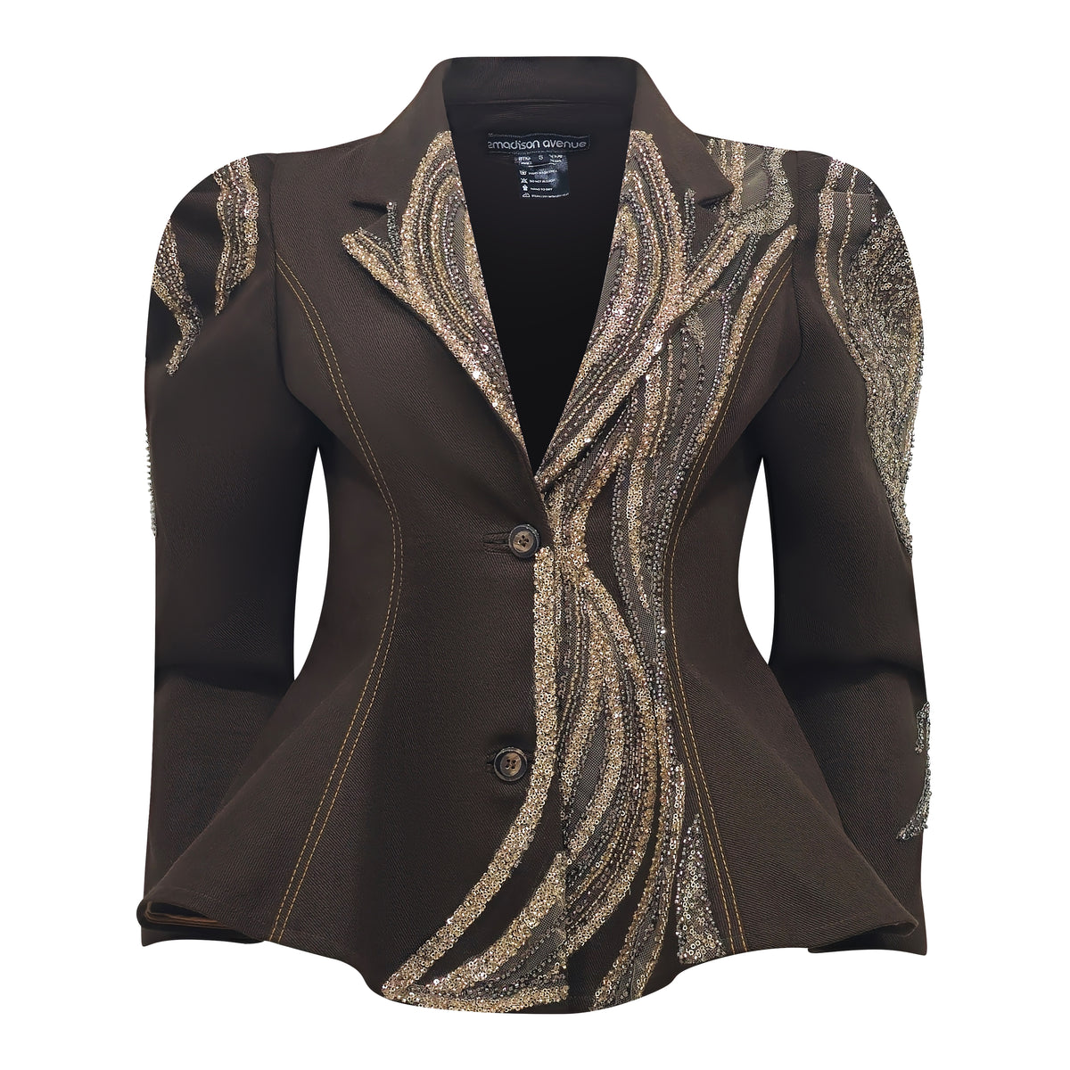 Bonita Signature Denim samantha blazer with sequin - 2MADISONAVENUE.COM