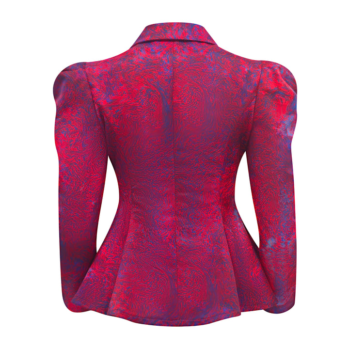 Moxie Abstract new samantha blazer top - 2MADISONAVENUE.COM