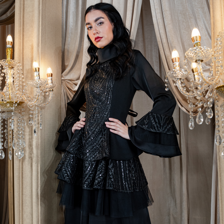 Mi Vida Signature Black shakira lace top (7483154759703)