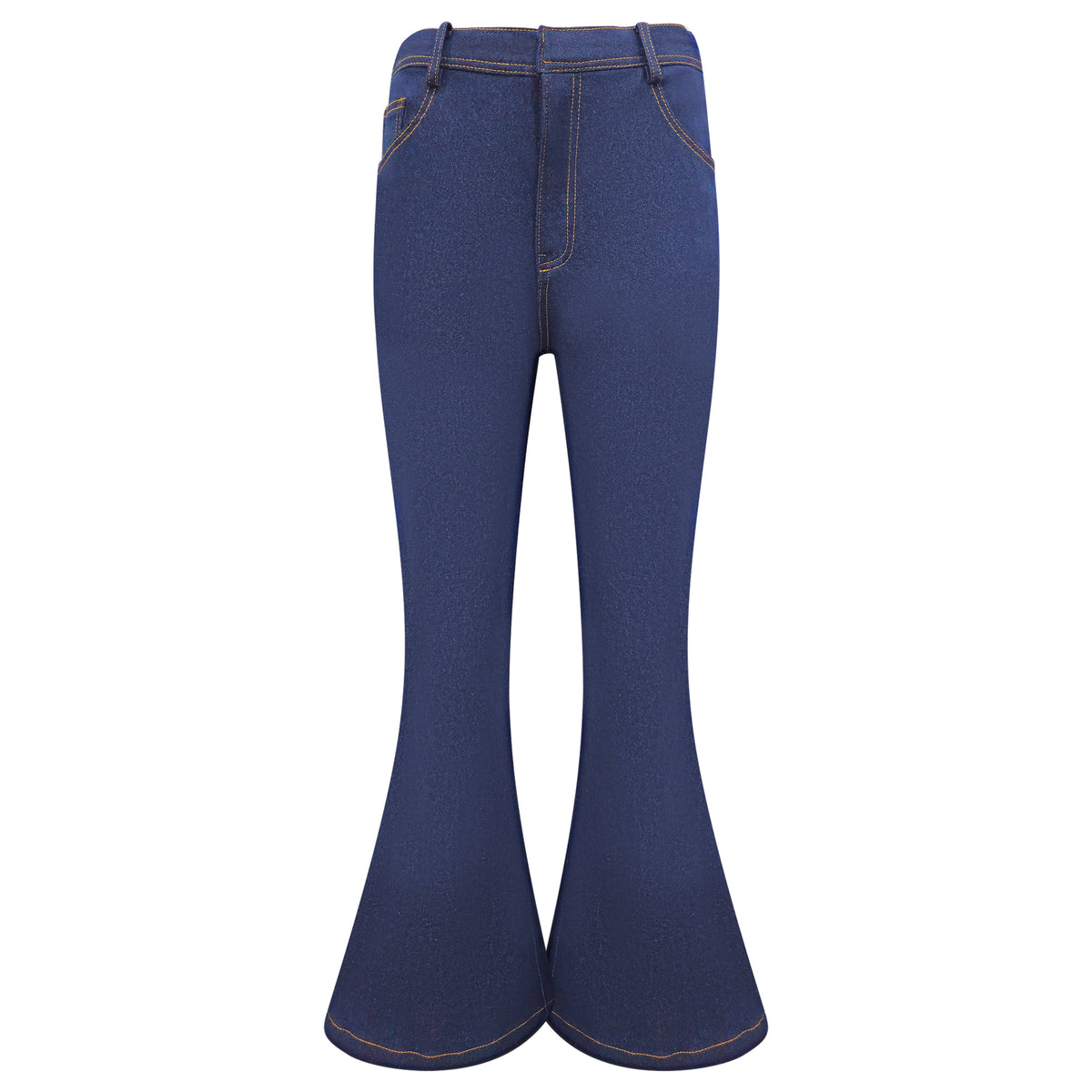 Timeless Pieces signature retro denim pant with chambray (7666090606615) (6713830244375)