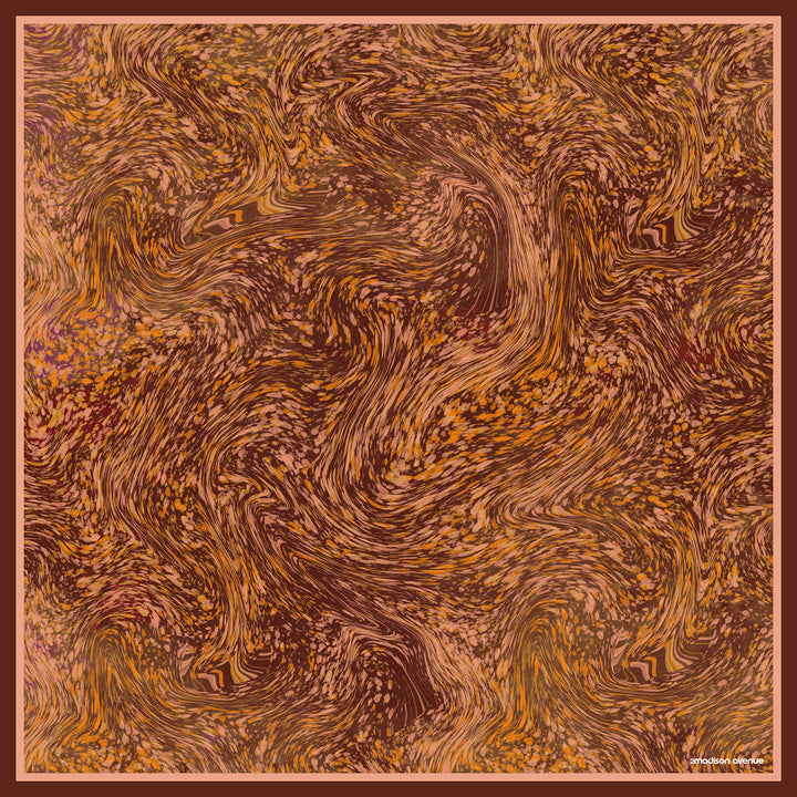 Moxie Brown #4A hijab scarf - 2MADISONAVENUE.COM