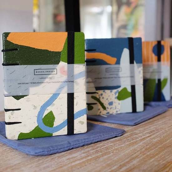 Abstract Handmade NoteBook (4342948691991)