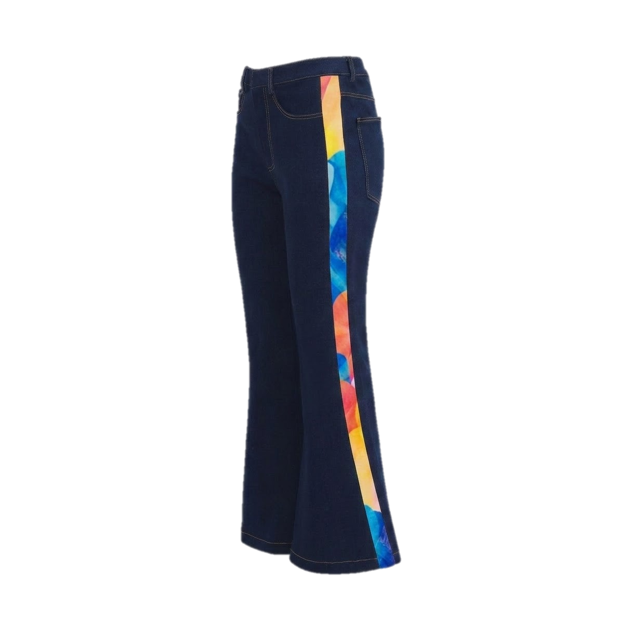 Rainbow Joy signature denim bell bottom pant