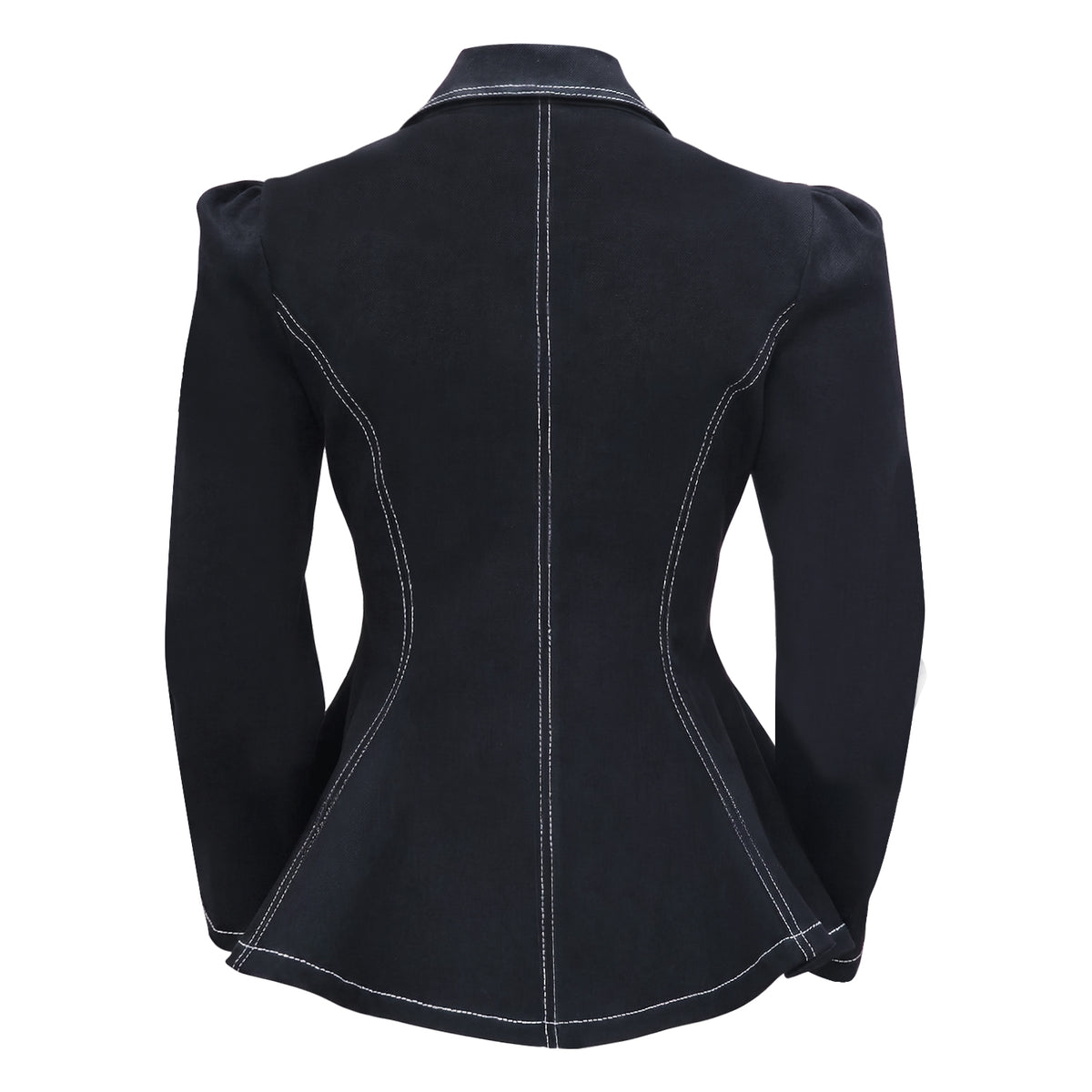 Signature Denim Black samantha blazer with sequin