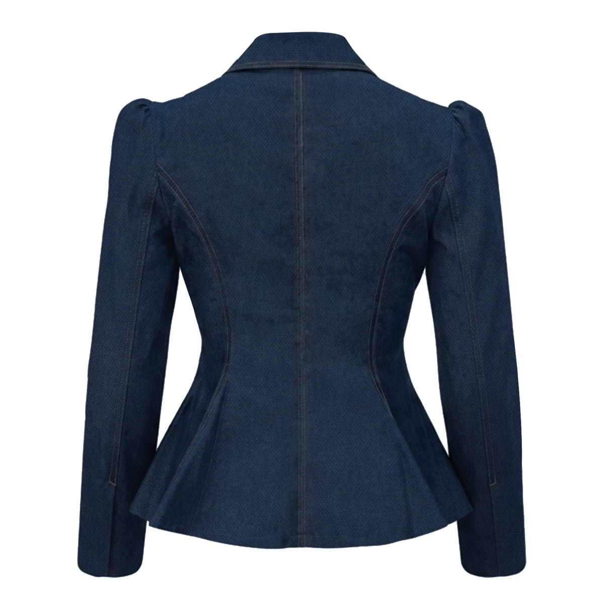 Signature Denim Samantha blazer top with attachment Sequins - 2MADISONAVENUE.COM