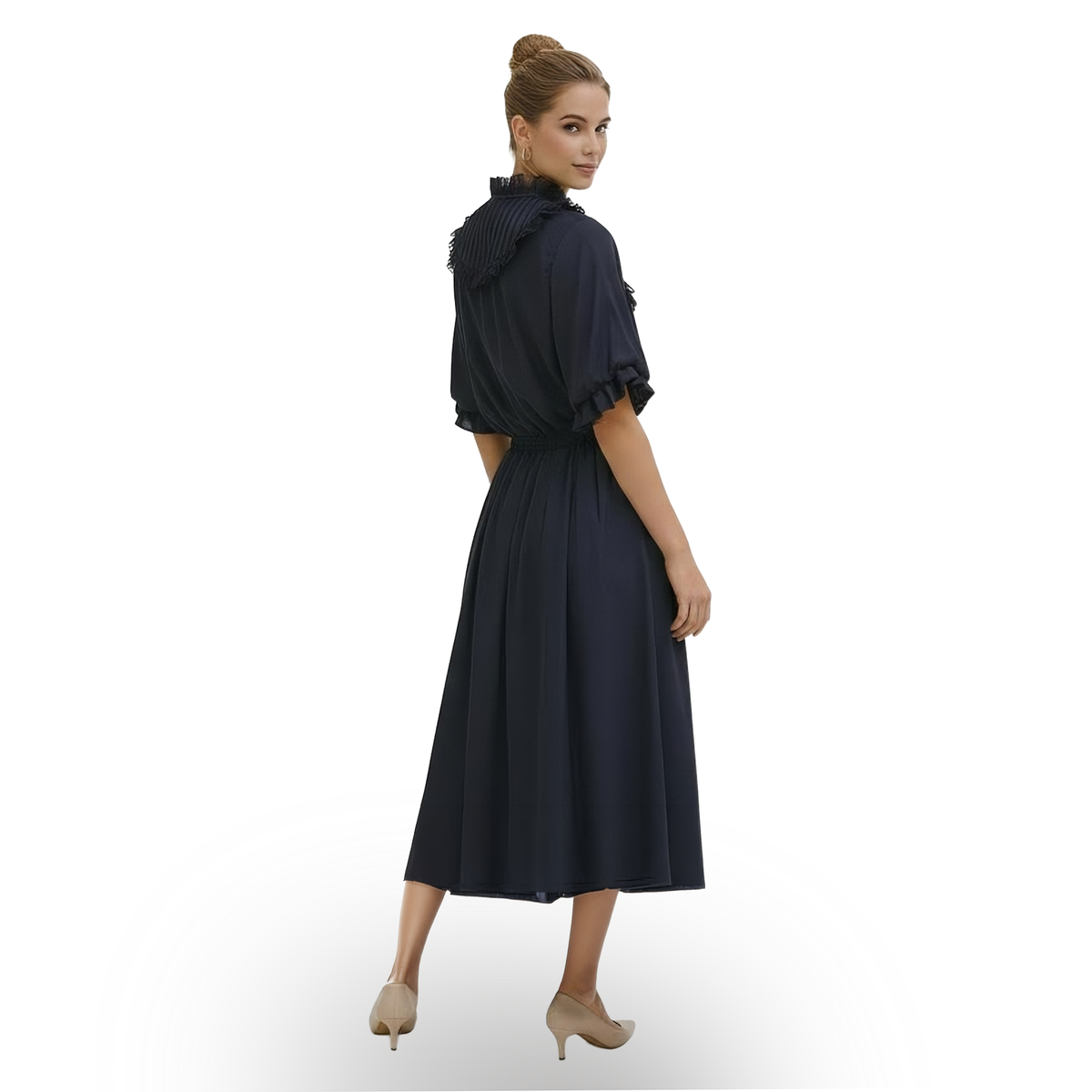 Signature Black romantic dress - 2MADISONAVENUE.COM