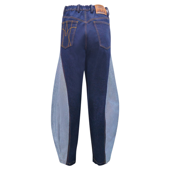 Signature Denim Barrel Pant With Chambray - 2MADISONAVENUE.COM