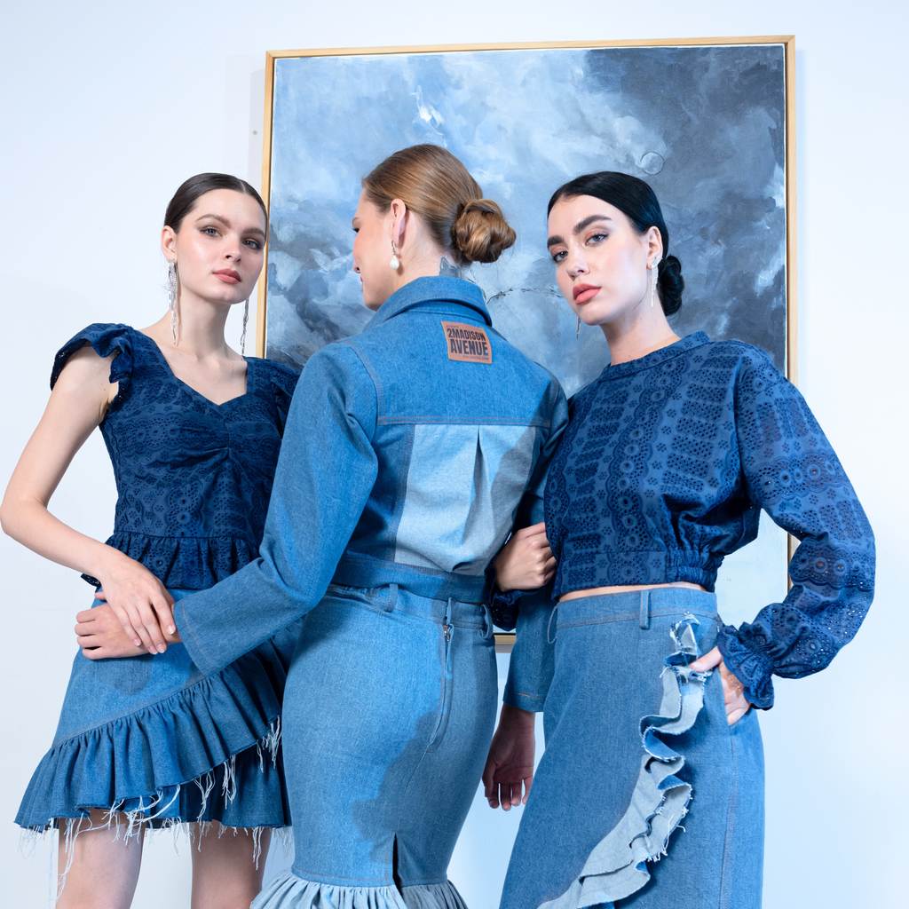 Signature Denim Light Blue cropped denim jacket (7772542042135)