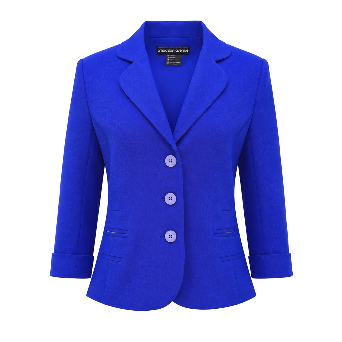 Smart Blazer in Royal Blue - 2MADISONAVENUE.COM