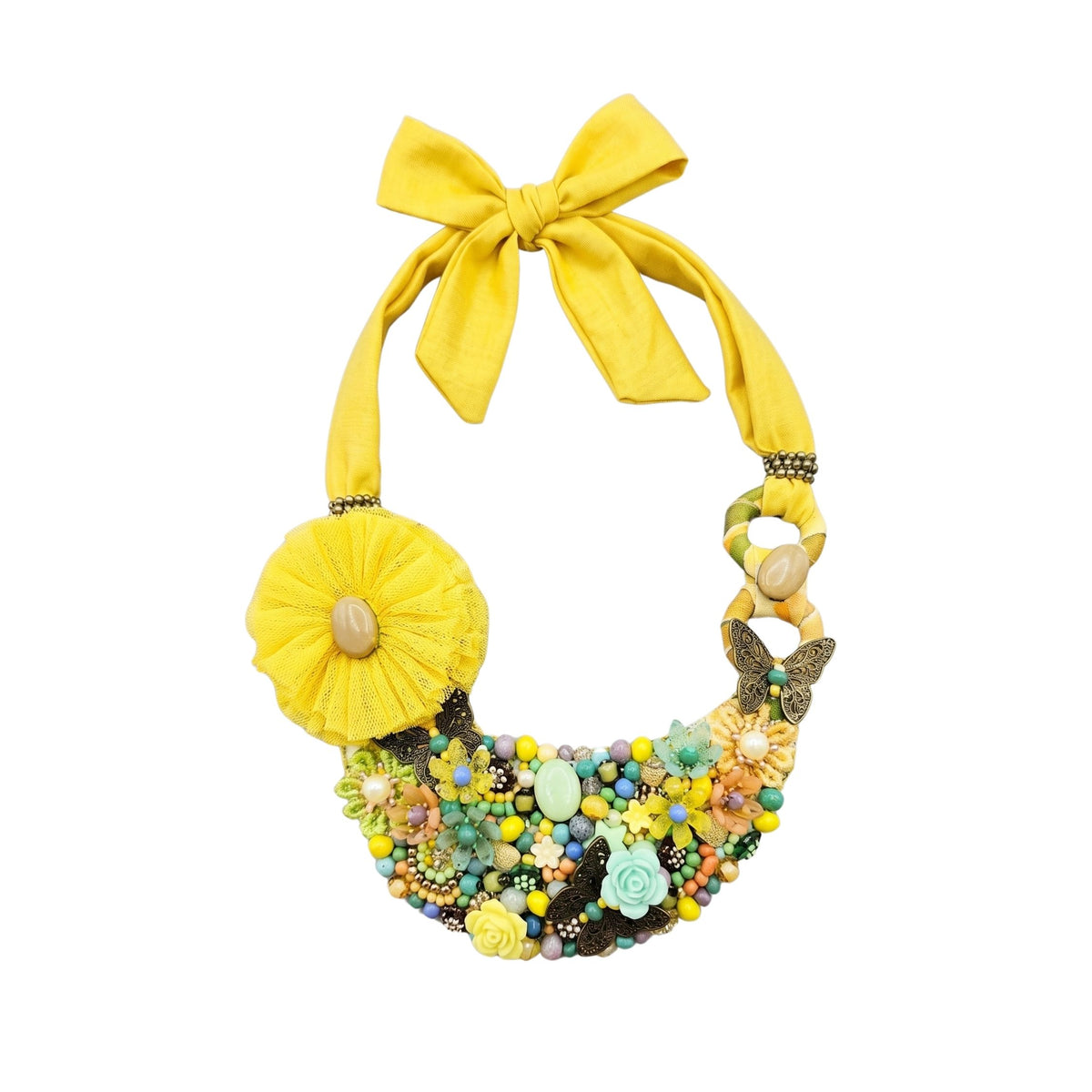 Sunflower Candy Bloom Necklace