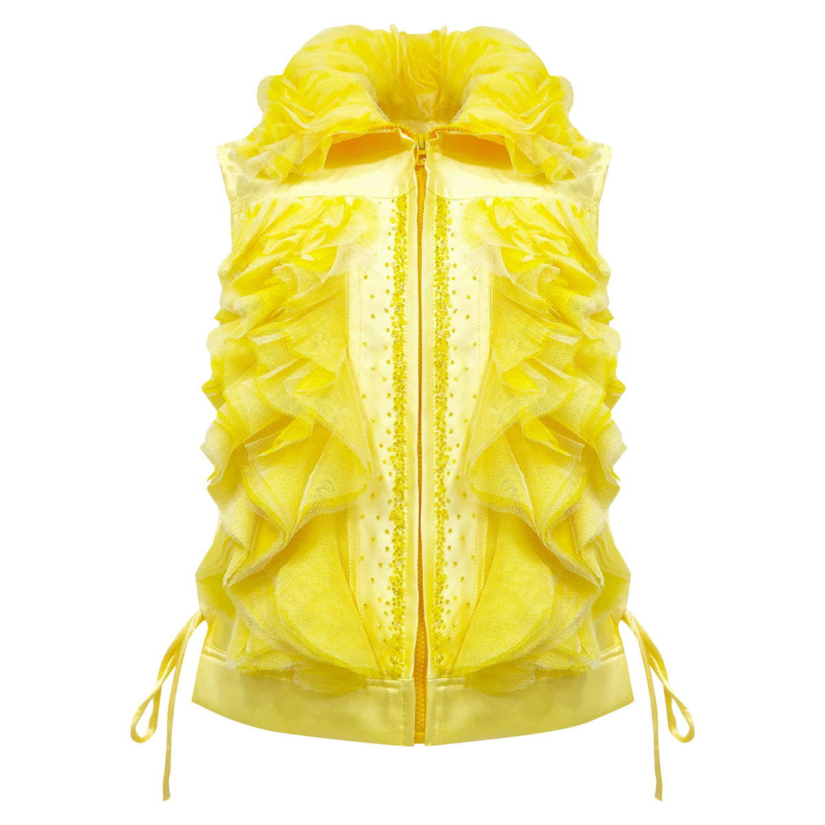 Sunflower Signature new destiny fancy vest with tulle - 2MADISONAVENUE.COM