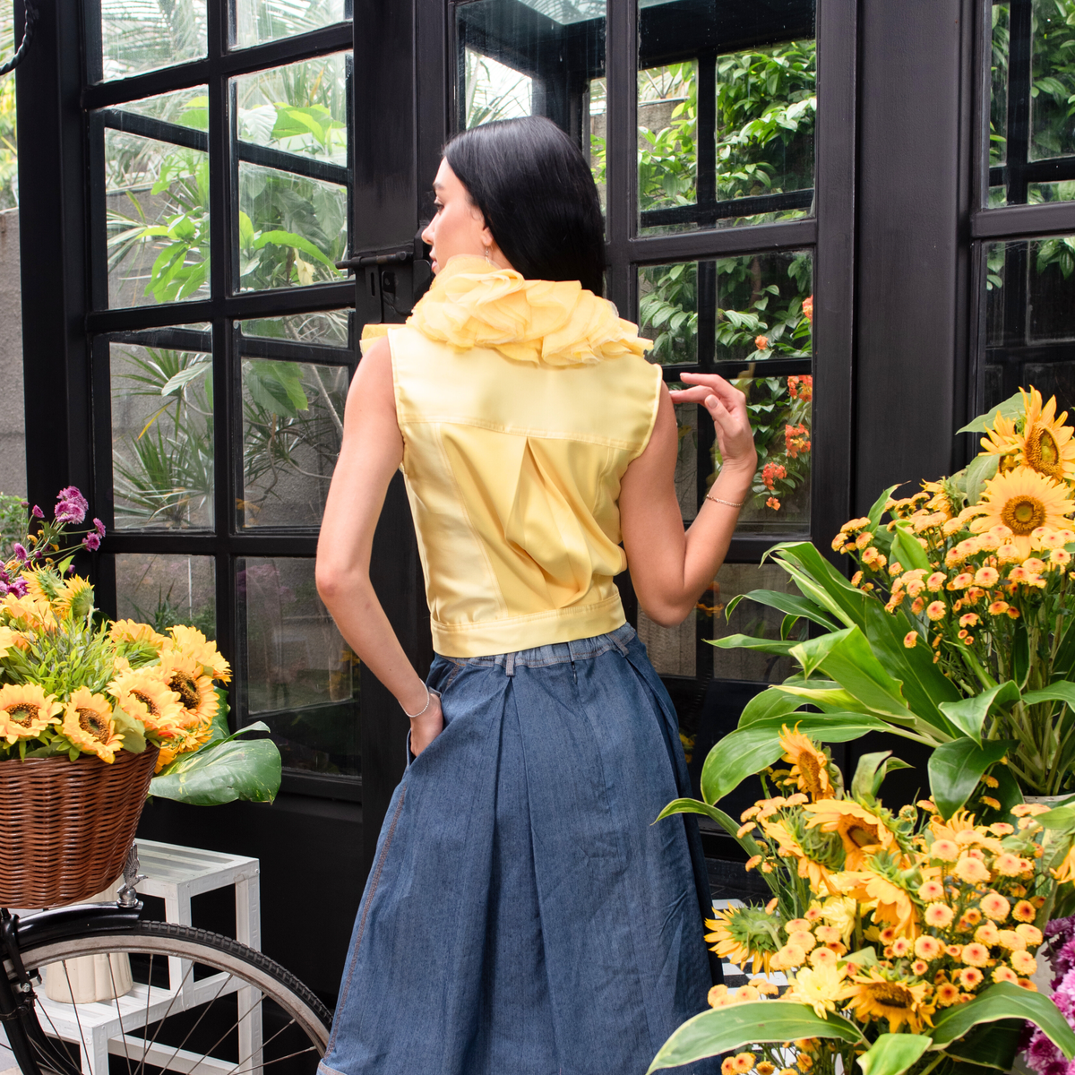 Sunflower english tulle vest - 2MADISONAVENUE.COM