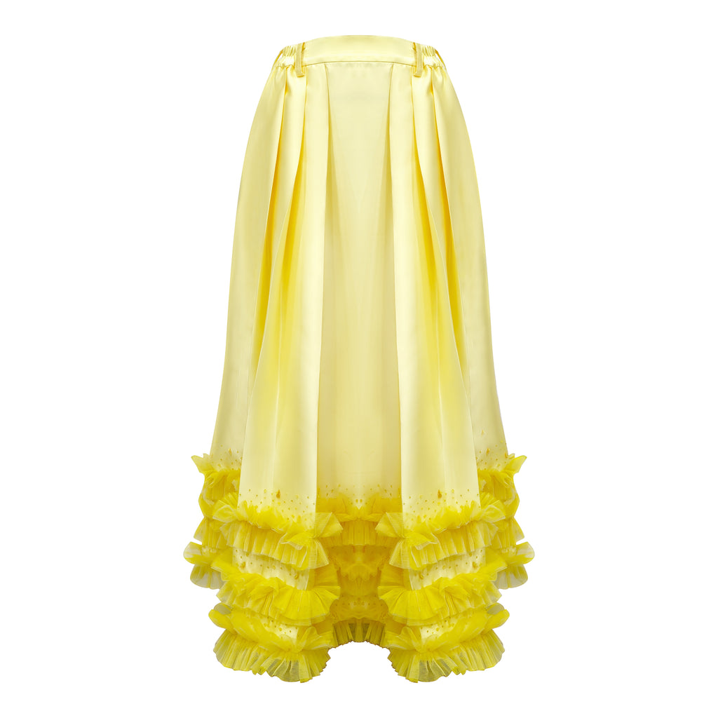Sunflower fancy long ball skirt with tulle