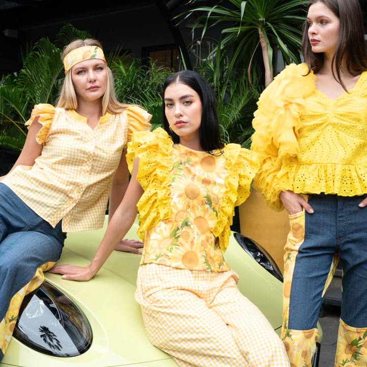 Sunflower gorgeous yellow top - 2MADISONAVENUE.COM