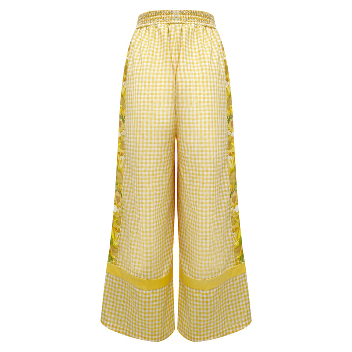 Sunflower yellow relax pant - 2MADISONAVENUE.COM