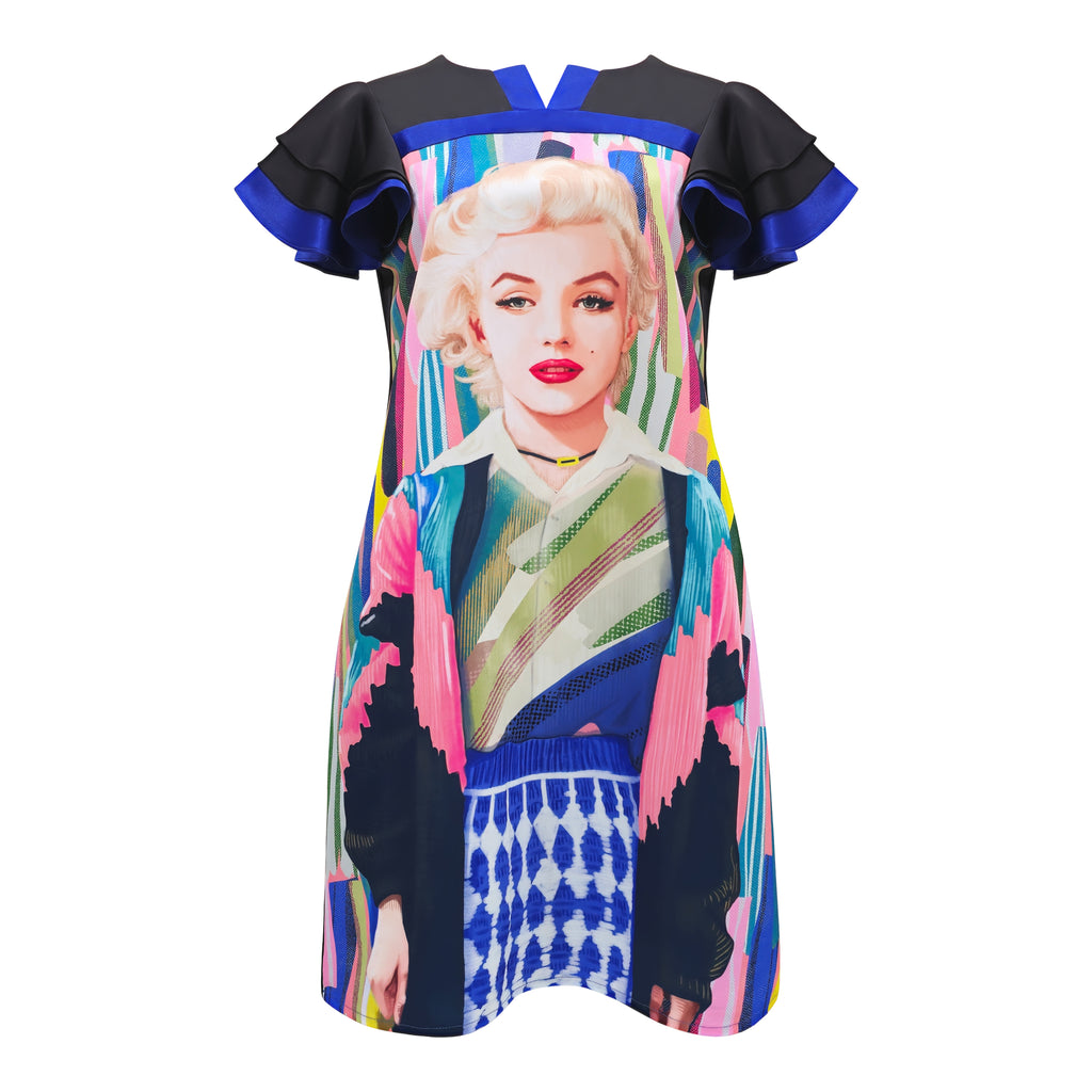 Abstract Passion Marilyn tango dress (7694913863703)