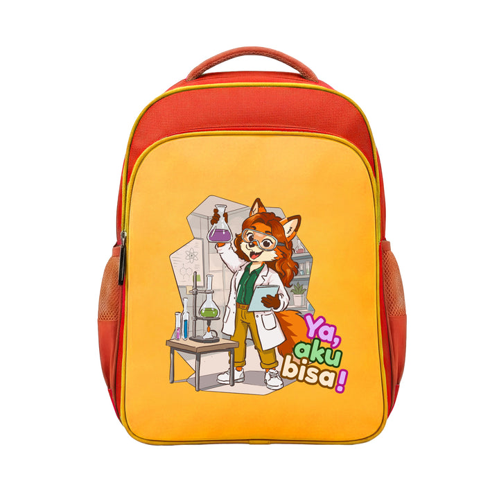 Aku Ingin Menjadi Ilmuan tas sekolah orange - 2MADISONAVENUE.COM