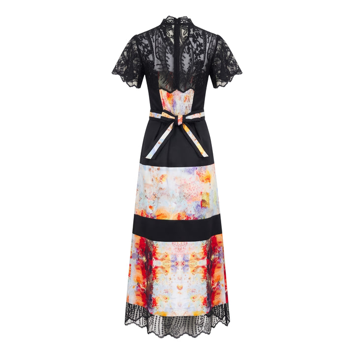 The Canvas jennifer black long dress - 2MADISONAVENUE.COM