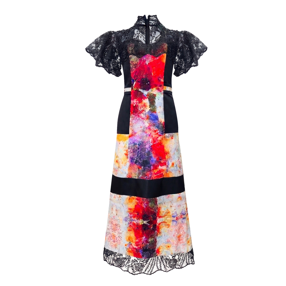 The Canvas jennifer black long dress - 2MADISONAVENUE.COM