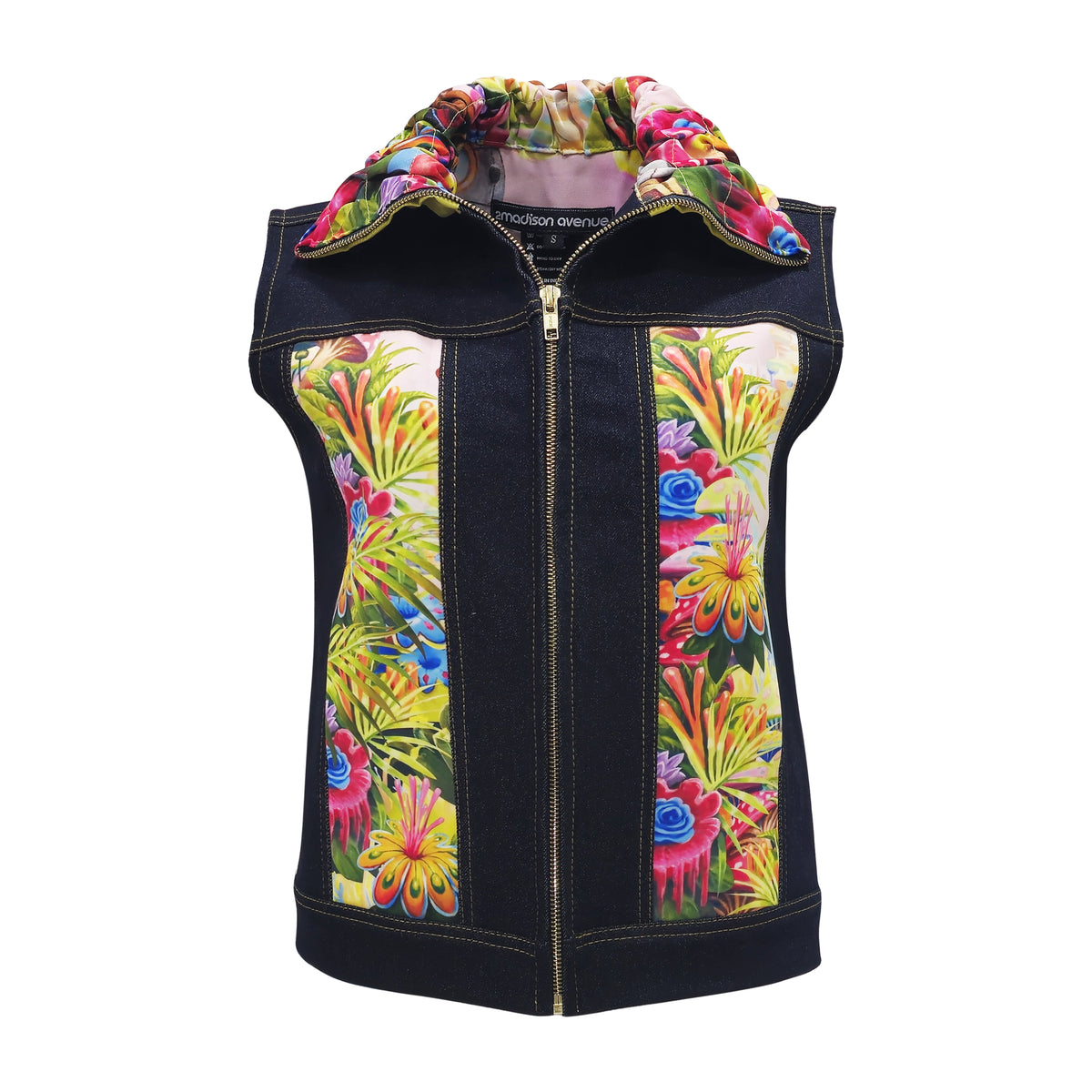 The Wonderland fancy denim vest (7354150912023)