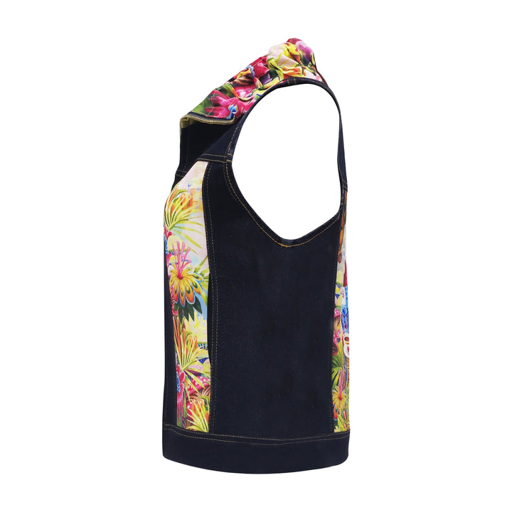 The Wonderland fancy denim vest (7354150912023)
