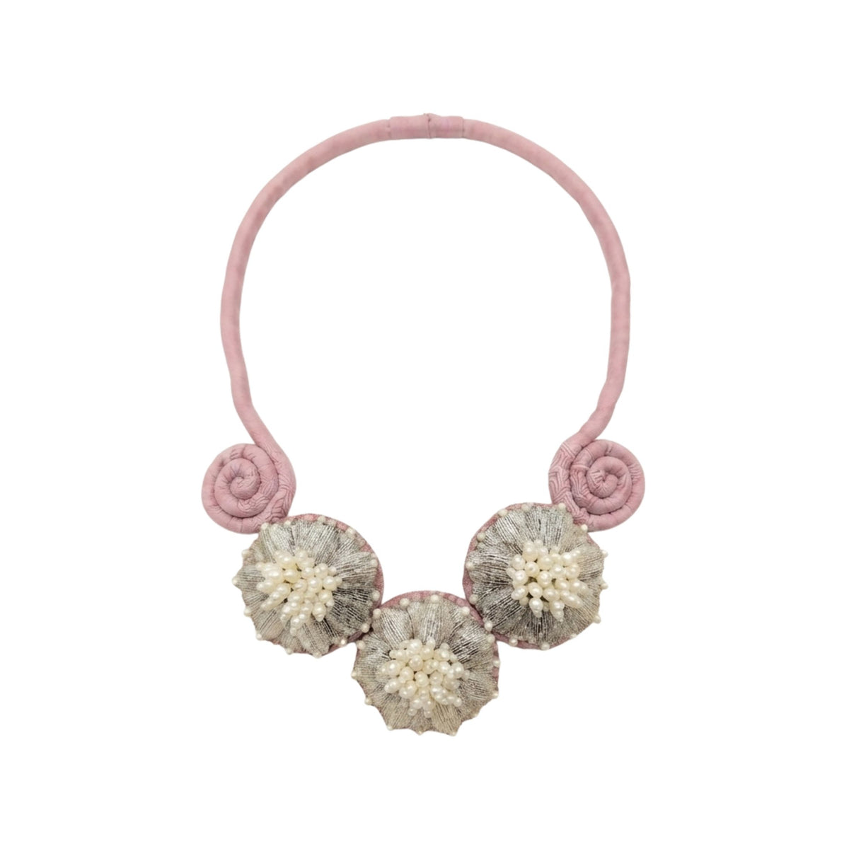 Timeless Pieces Snowy Bloom Neklace #2 - 2MADISONAVENUE.COM