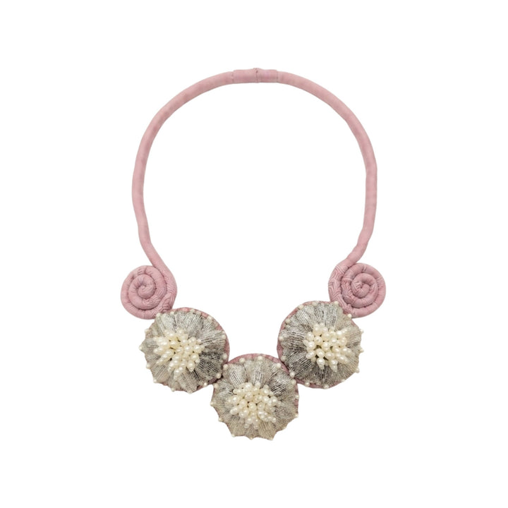 Timeless Pieces Snowy Bloom Neklace #2 - 2MADISONAVENUE.COM