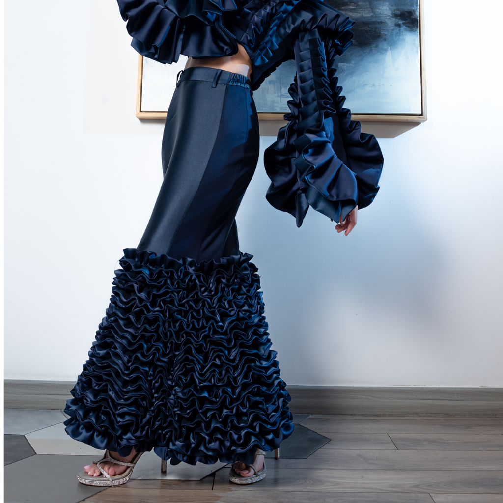 Timeless Pieces flamingo navy skirt (7728429105175)