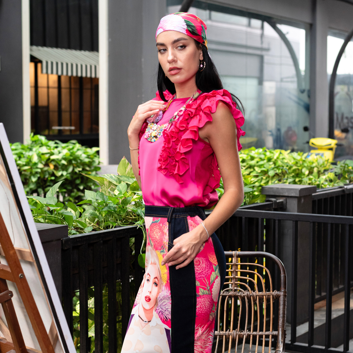 Timeless Pieces gorgeous fuchsia top - 2MADISONAVENUE.COM